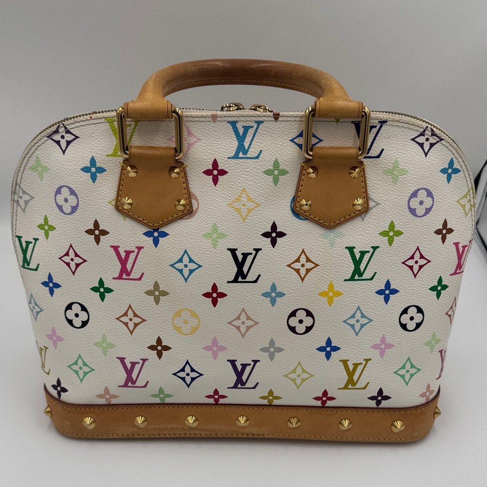 Louis Vuitton White Murakami Alma - Picture 10 of 12